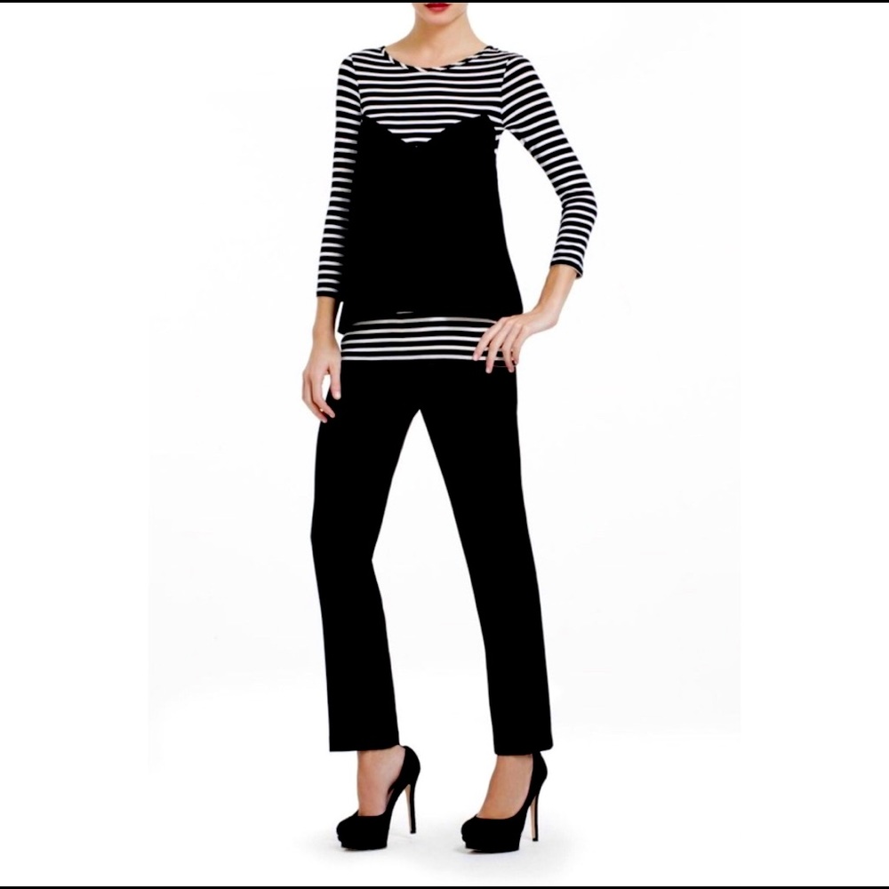 BCBG Max Azria Meghan Flounced Bustier Top